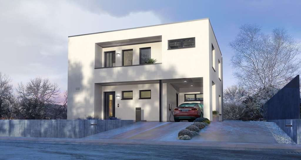 Immobilie in Linkenbach - BAUHAUS-STIL TRIFFT MODERNE - Malervorbereitet inkl. Grundstück - Bild 2