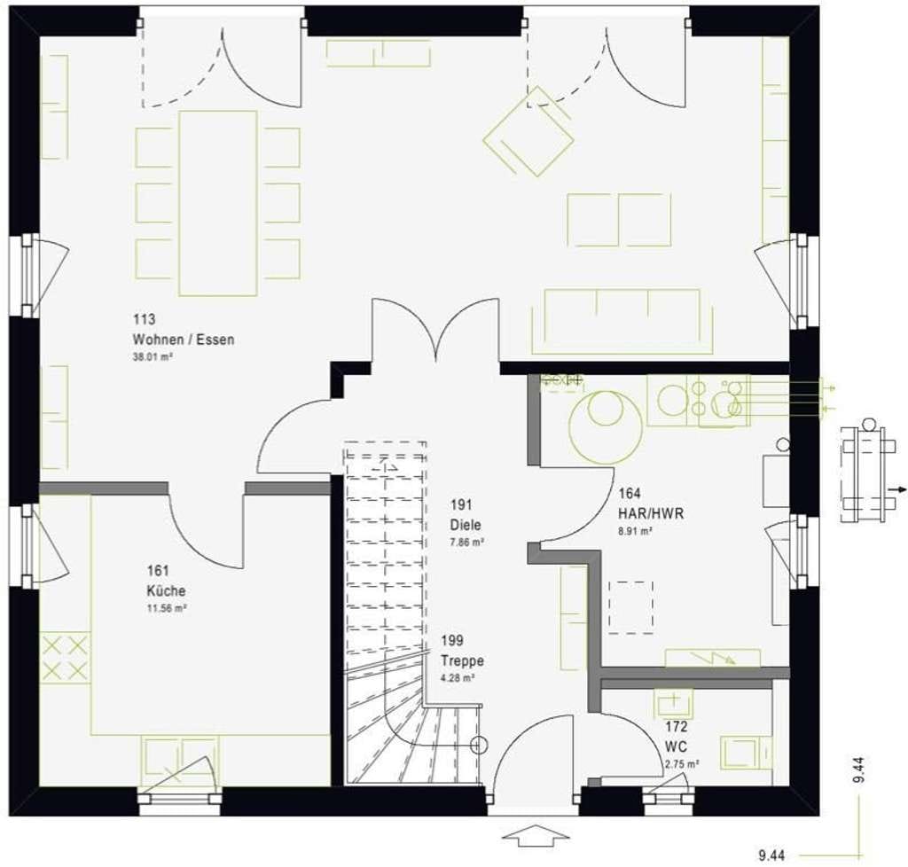 Immobilie in Attenhofen - Projektiertes Einfamilienhaus  - Bild 2