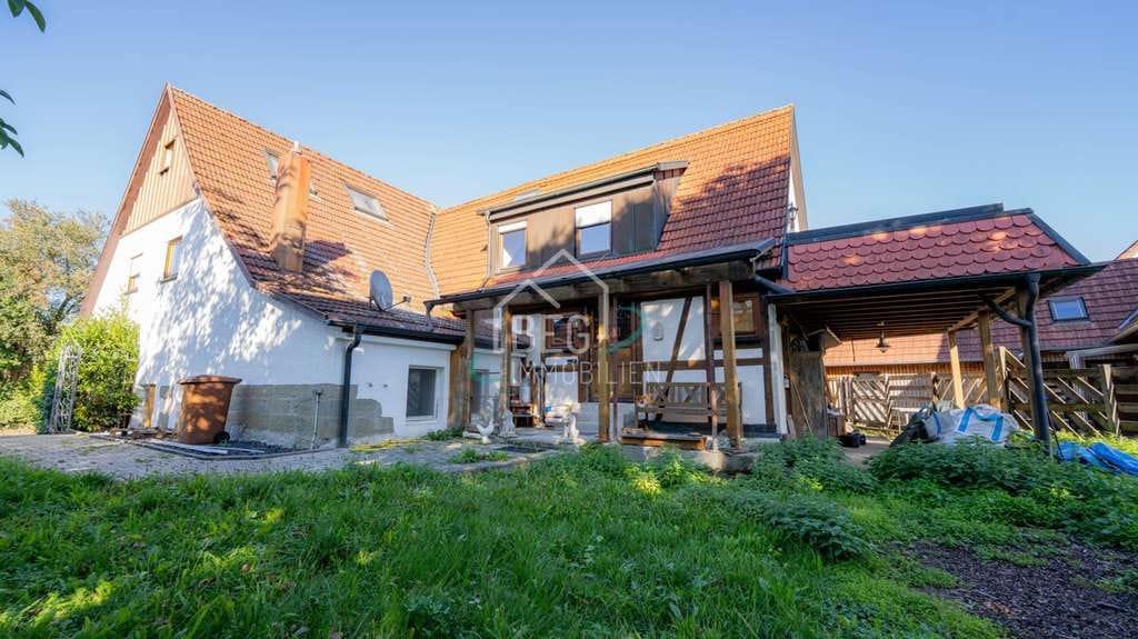 Immobilie in Michelfeld - Zwei Häuser, Gewerbe, Garagen & Freiflächen – vielseitiges Anwesen mit Potenzial - Bild 1