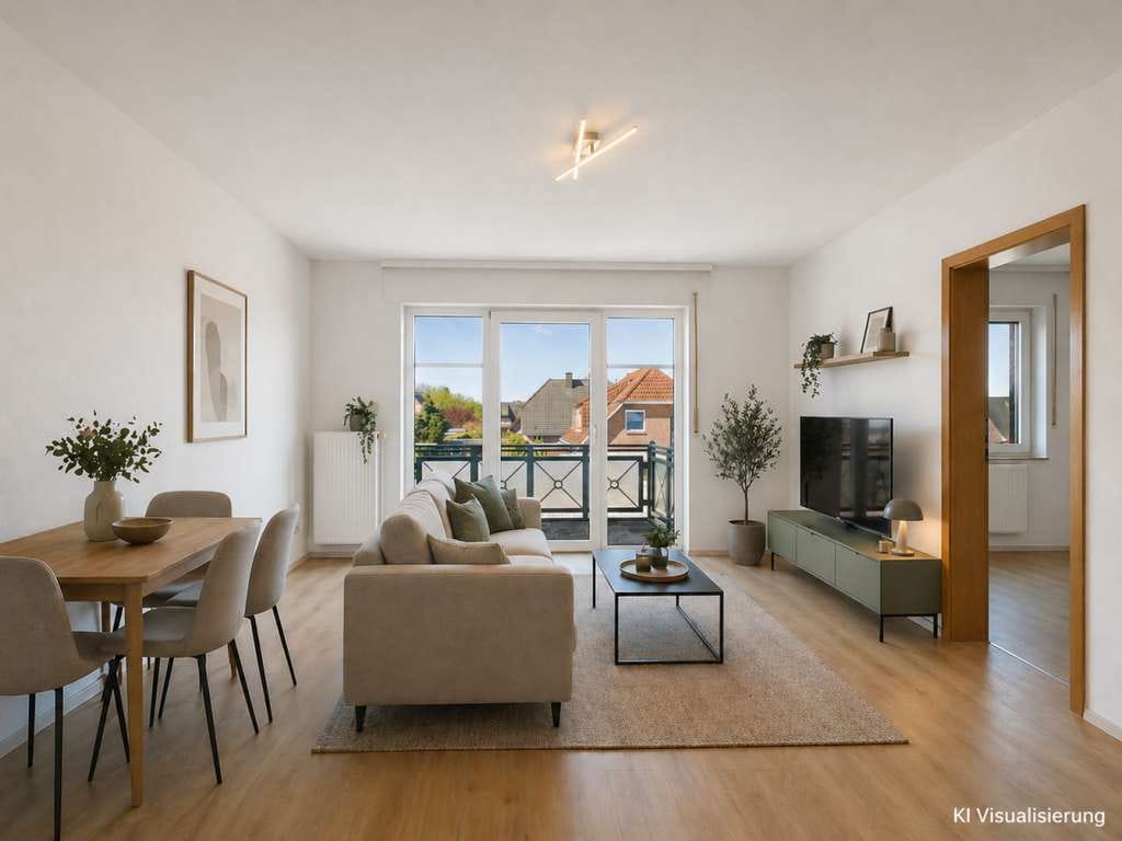 Immobilie in Pampow - Gepflegte 2‑Zimmer‑Wohnung mit Balkon und PKW‑Stellplatz  - Bild 3