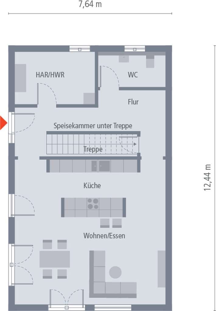 Immobilie in Schmidgaden - GROSSZÜGIG WOHNEN IM DOPPELHAUS 05 - Bild 1