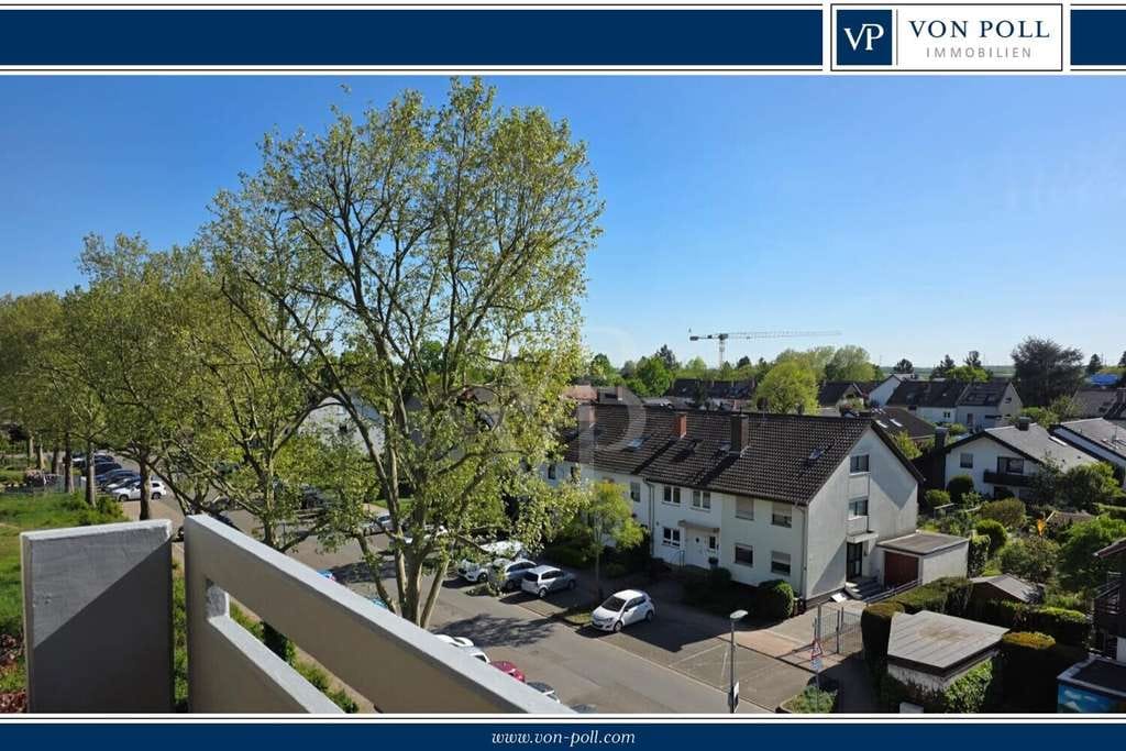 Immobilie in Edingen-Neckarhausen - Helle 3-ZKB-Wohnung mit Loggia, Aufzug und PKW-Stellplatz in ruhiger Wohnlage - Bild 1