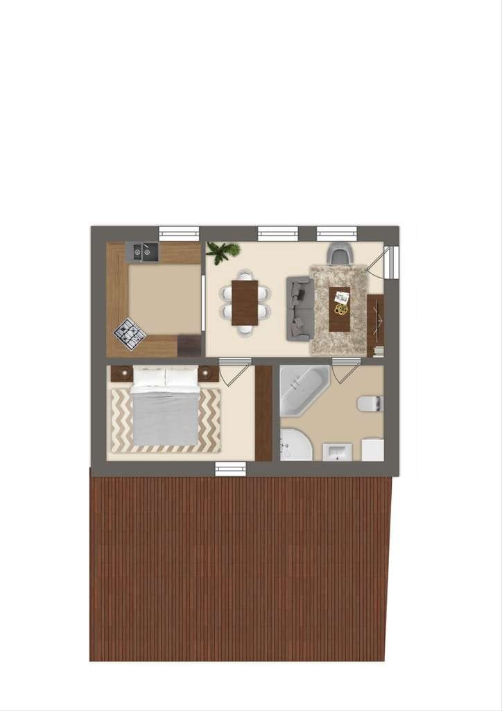 Immobilie in Triefenstein - Modernes Wohnen im Ortskern – Stilvolle 2-Zimmer-Wohnung in Lengfurt - Bild 3