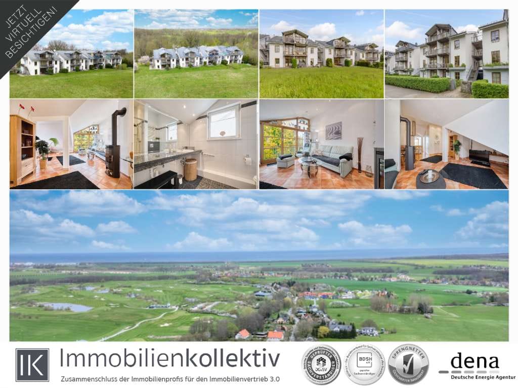 Immobilie in Wittenbeck - „Am Grün“: Jung mit Kamin, 2 Balkonen, Keller & Carport, in TOP Lage zwischen Golfplatz & Ostsee !!! - Bild 0
