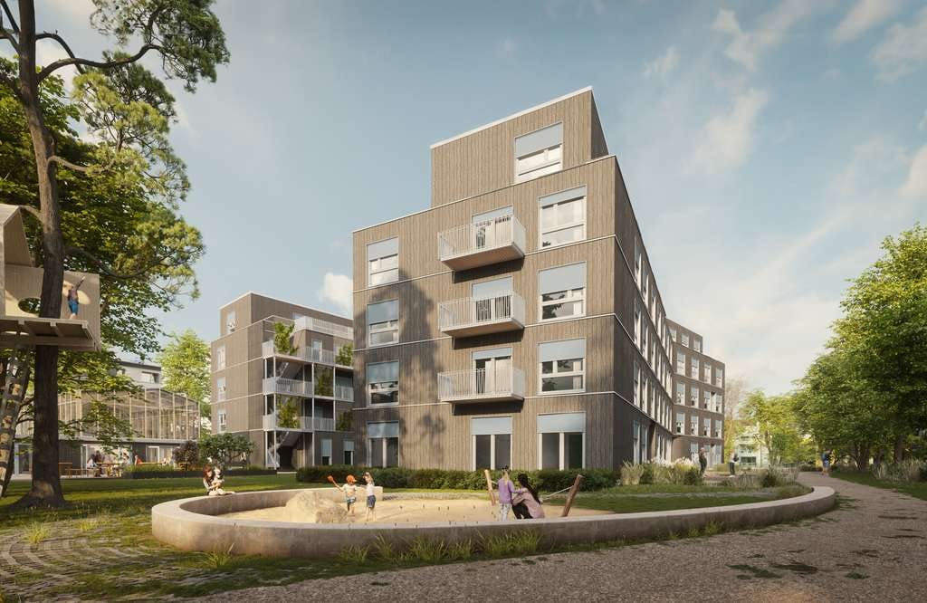 Immobilie in Berlin - S11b - Schicke 2-Zimmer-Genossenschaftswohnung mit Balkon im Neubau aus Holz - Bild 3