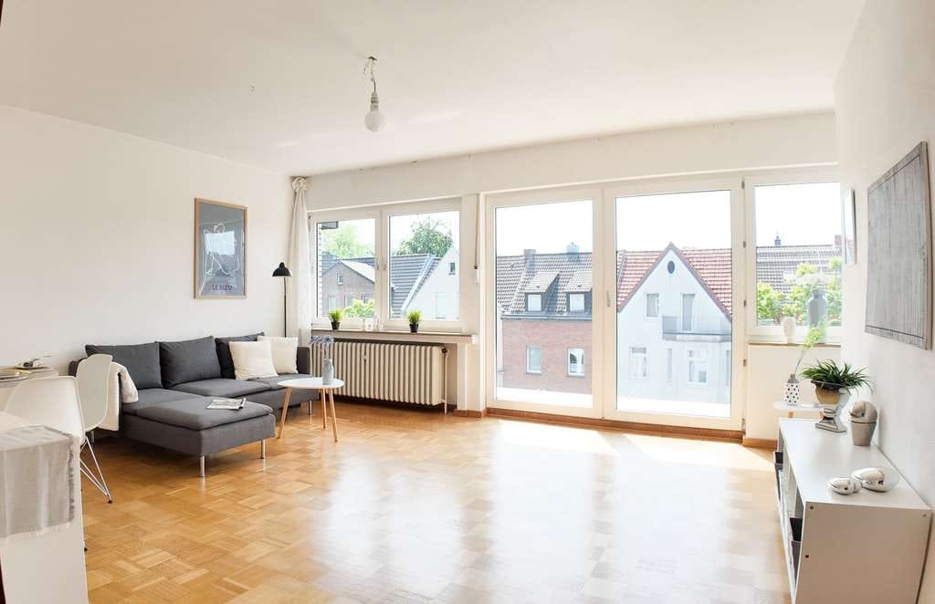 Immobilie in Wesel - Bezaubernde Wohnung in Wesel: 3 Zimmer, 2 Balkone, ruhige Lage - Bild 0