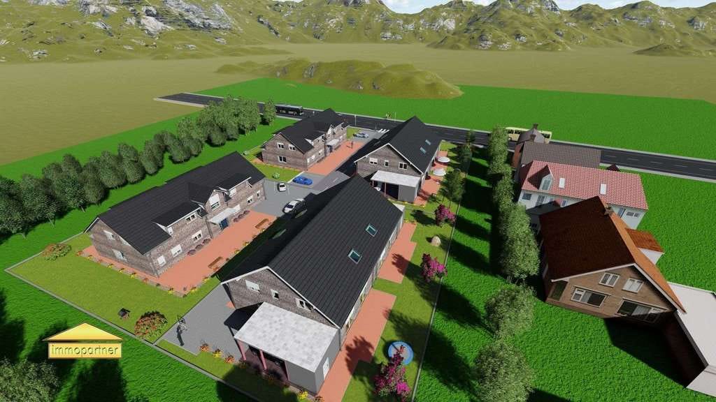 Immobilie in Uchte - NEUBAU Kfw 40   ** ETW Uchte  EG Wohnung mit Terrasse ** Whg 1B - Bild 3