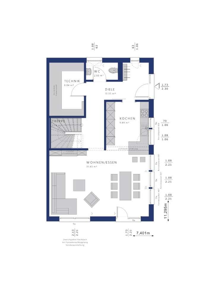 Immobilie in Cleebronn - Endlich zuhause im top modernen Effizienzhaus - herrliche Baulücke - Bild 3