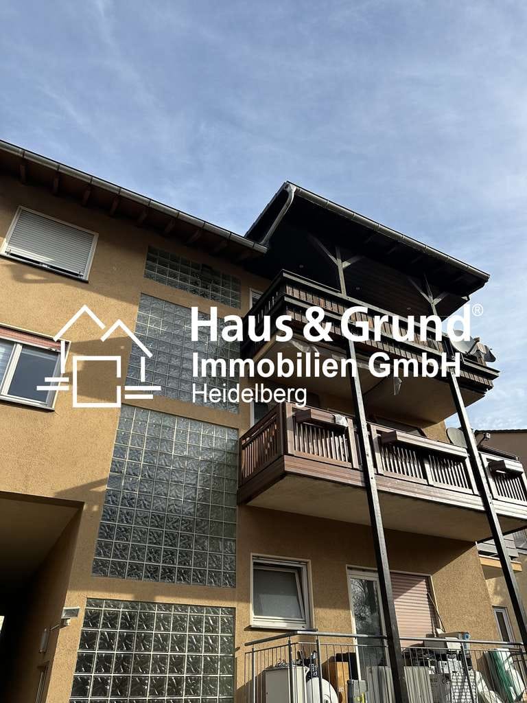 Immobilie in Bammental - Haus & Grund Heidelberg - gepflegte 3,5-ZKB mit Balkon und PKW-Stellplatz im 1.OG in Bammental - Bild 0