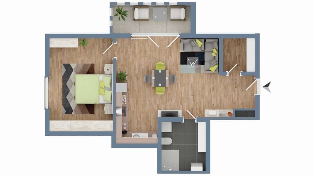 Immobilie in Waldsee - ++barrierefreie 2 Zimmerwohnung mit Stellplatz und Balkon in ruhiger Lage++ - Bild 1