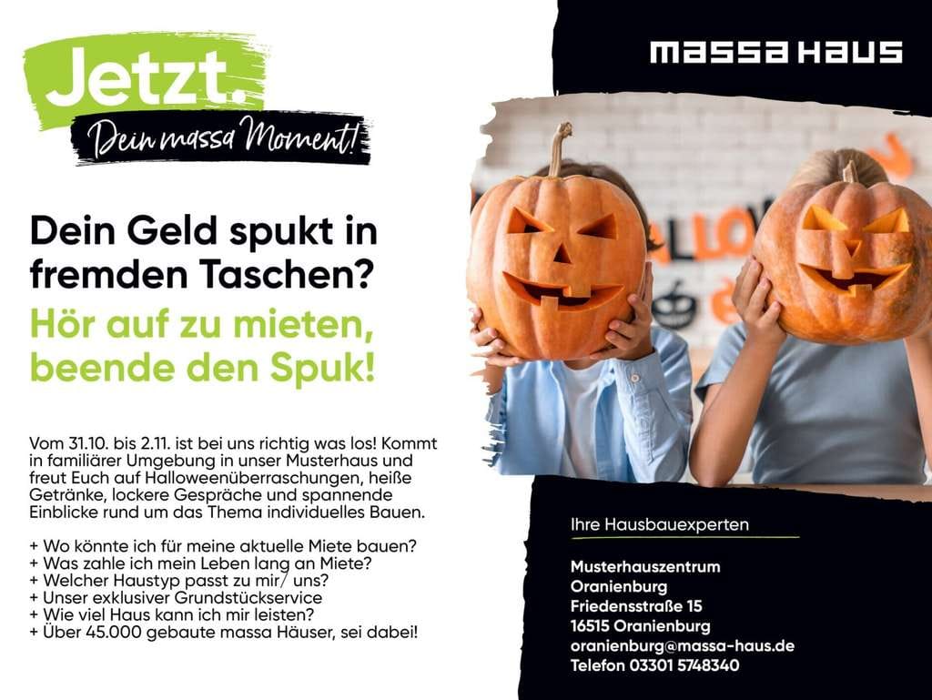 Immobilie in Bad Freienwalde (Oder) - Sommerfest bei massa haus 05.09.2026 - Bild 0