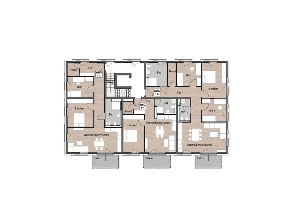 Immobilie in Reute - Wohnung 1.5 - 1.Obergeschoss - Bild 2