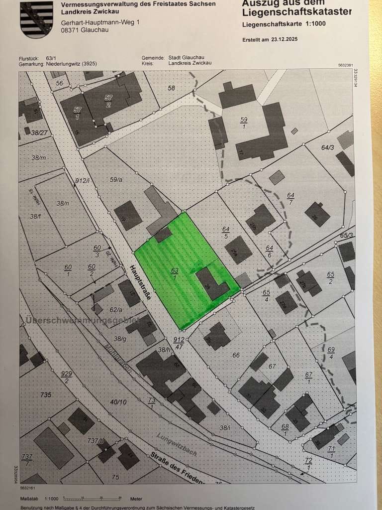 Immobilie in Glauchau - Kulturdenkmal  Wohnstallhaus  19. Jahrhundert + 1.894 m² erschlossenes Grundstück + Garage mit Anbau - Bild 1