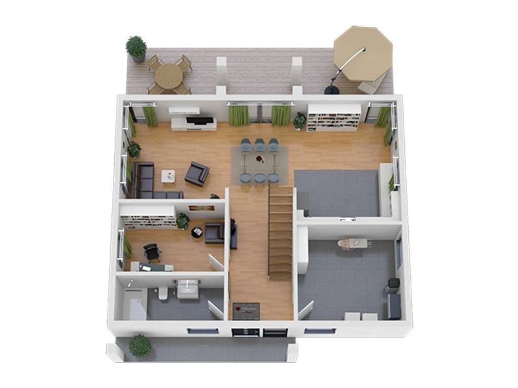Immobilie in Kirchehrenbach - Viel Raum innen & außen - moderne Stadtvilla mit großem Grundstück - Bild 2