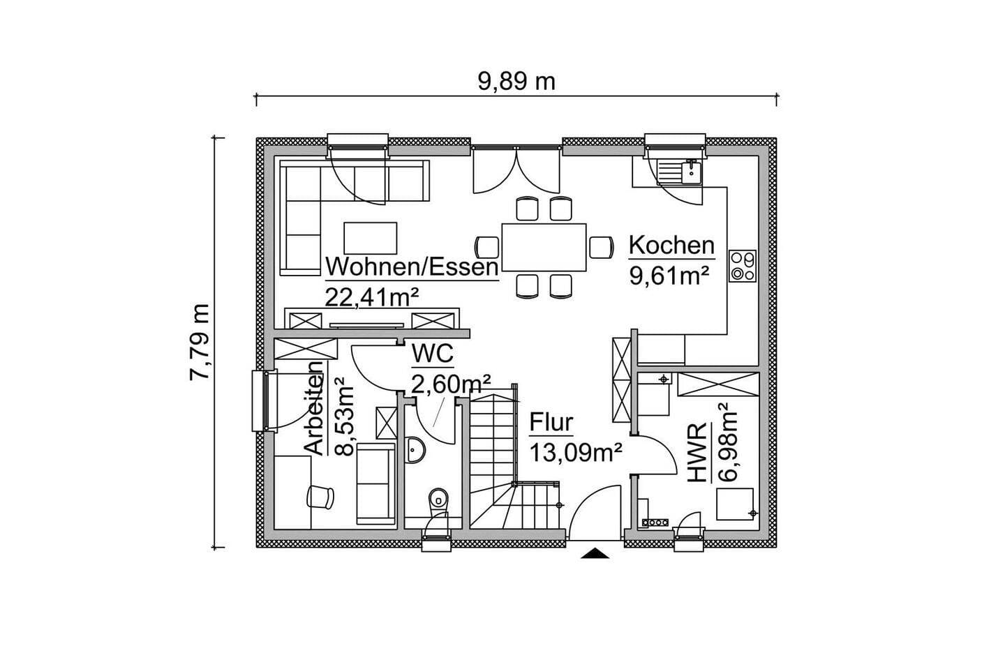 Immobilie in Carinerland - AKTIONSHAUS mit Energieeffizienzklasse A+, KfW-Förderfähig inkl. 711 m² Baugrundstück in 18233 Ravensberg - Bild 1