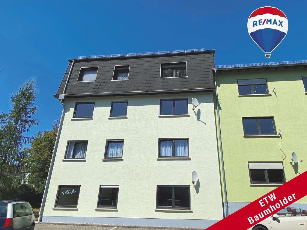 Immobilie in Baumholder - Kapitalanlage im Herzen von Baumholder – 
3-Zimmer-Eigentumswohnung mit Stellplatz - Bild 0