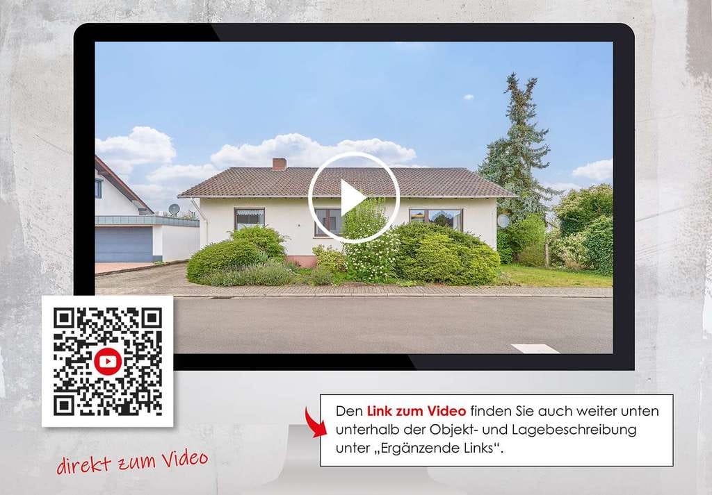 Immobilie in Freisbach - Winkelbungalow in idyllischer Lage mit viel Licht & Raum für individuelle Gestaltung - Bild 1