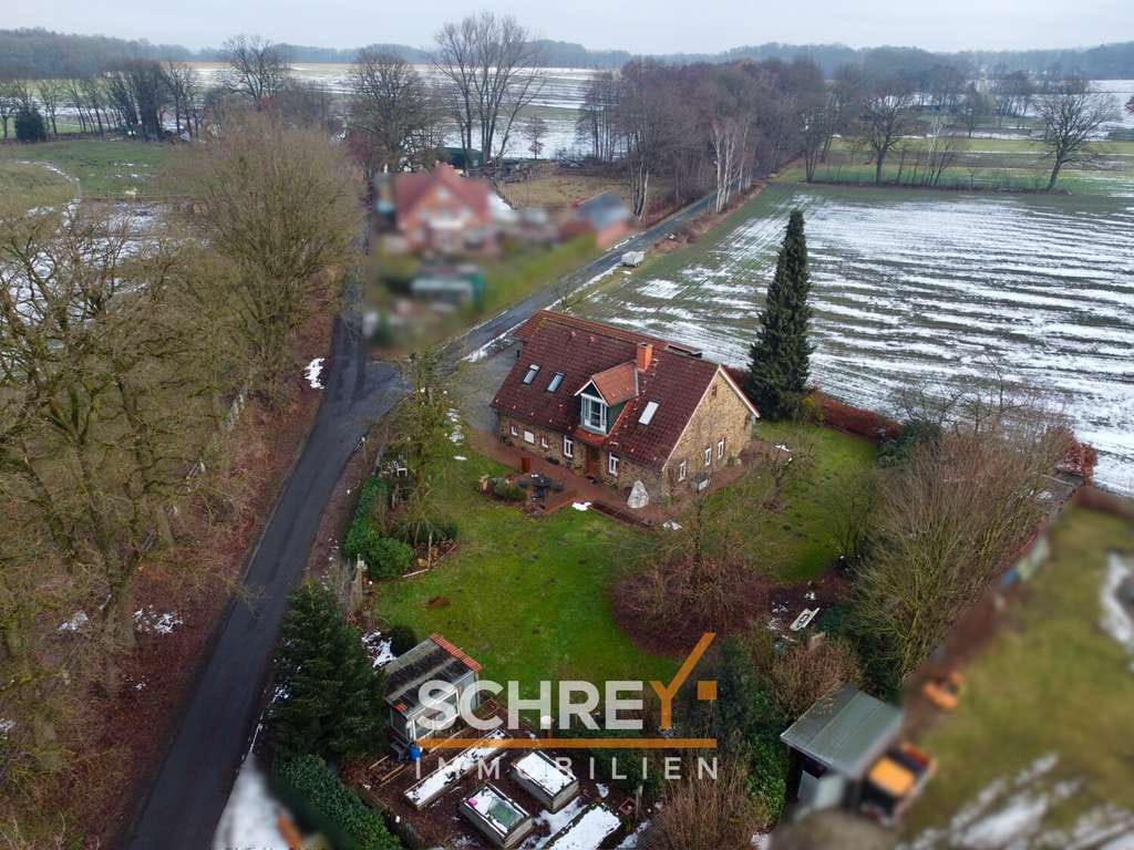 Immobilie in Merzen - Wohnen mit Geschichte – liebevoll modernisiertes Naturstein-Heuerhaus im Grünen - Bild 3