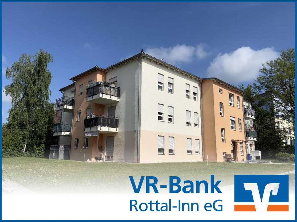 Immobilie in Gangkofen - Zentrale, moderne 2‑Zimmer-Wohnung mit Balkon und Tiefgarage – ideal für komfortables Wohnen im Alte - Bild 0