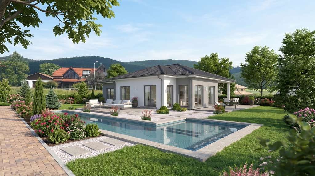Immobilie in Kirchenpingarten - Eigenheim statt Miete! – Wunderschönes Bungalow in der Nähe von Bayreuth - Bild 0
