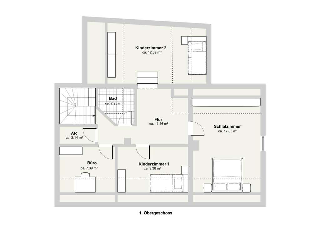 Immobilie in Langerringen - Kernsaniertes Einfamilienhaus mit wunderschönem Garten in Langerringen - Bild 4