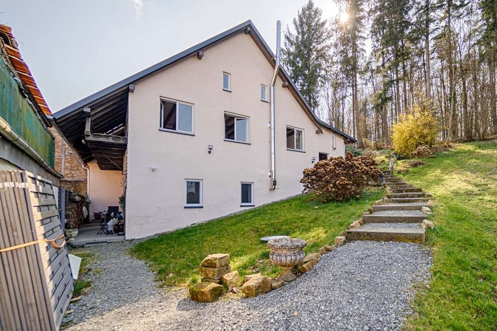 Immobilie in Neckarbischofsheim - Wohnen mit Charakter: Maisonette-Wohnung in ausgebauter Scheune am Waldrand mit Sonnenterrasse - Bild 1