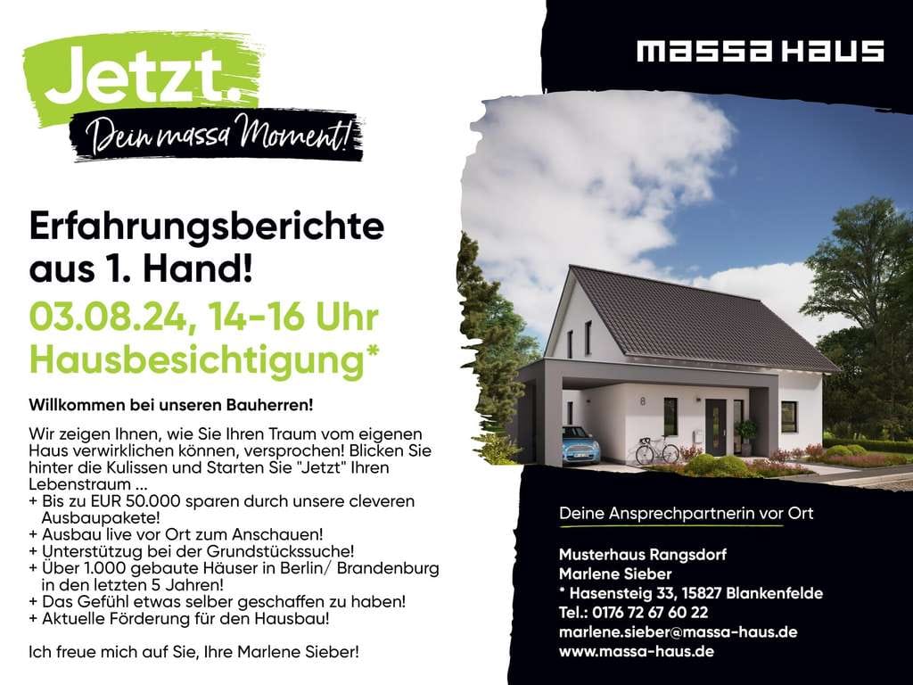Immobilie in Blankenfelde-Mahlow - ZWEI KLEINE FAMILIEN IN EINEM HAUS! TREND 2024! - Bild 0