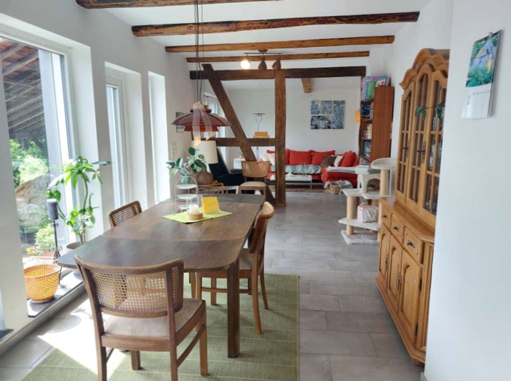 Immobilie in Rosdorf - Rosdorf OT Klein Wiershausen: Kernsanierter Resthof, Pelletheizung (2021), ehem. Ställe u. Scheune - Bild 4