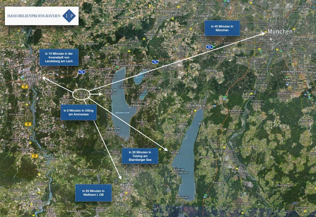 Immobilie in Finning - Neubau: Ihre DHH inkl. Keller in Finning-Entraching am Ammersee - Wohlfühlen in der Fünf-Seen-Region - Bild 1