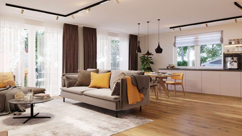 Immobilie in Leiblfing - Kamin an, Welt aus: Neue Doppelhaushälfte mit 154 m², Garage, Carport & Garten in ruhiger Lage - Bild 1