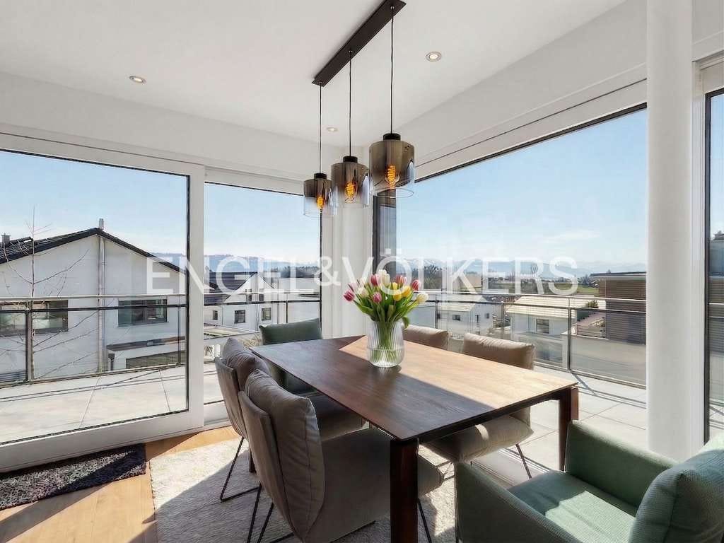 Immobilie in Wasserburg (Bodensee) - Neuwertige Penthouse Wohnung mit See- und Bergblick - Bild 1