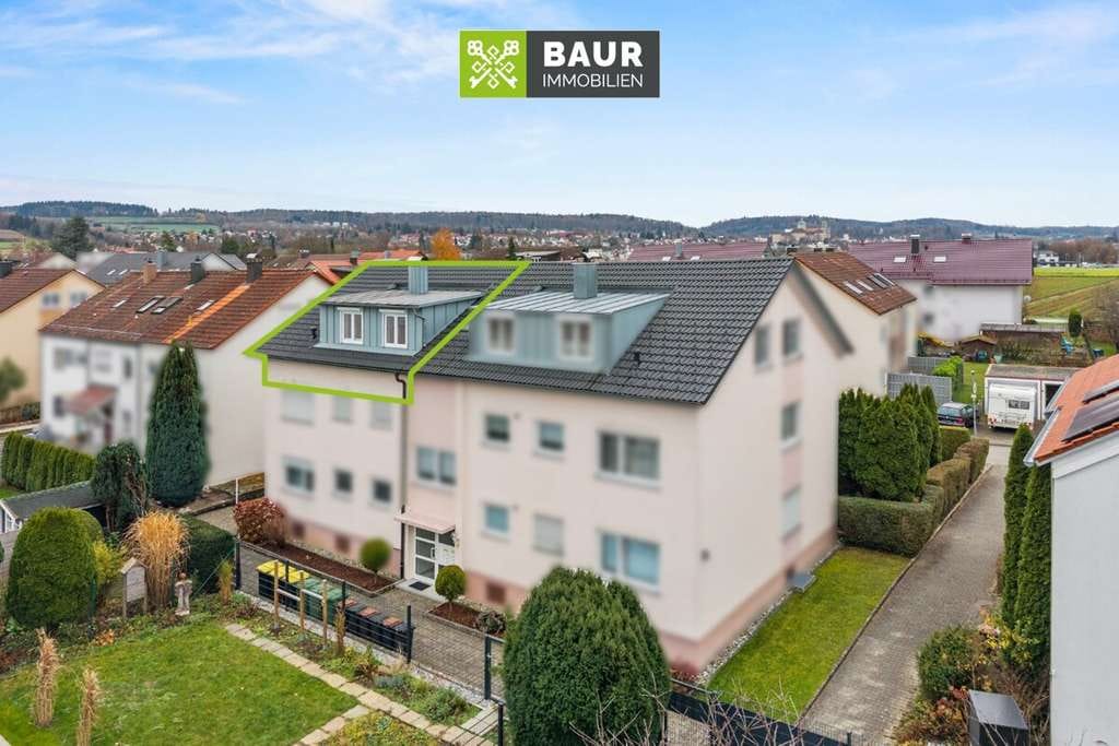 Immobilie in Baienfurt - 360° I Charmante 3-Zimmer-Dachgeschosswohnung in ruhiger Wohnlage von Baienfurt - Bild 0