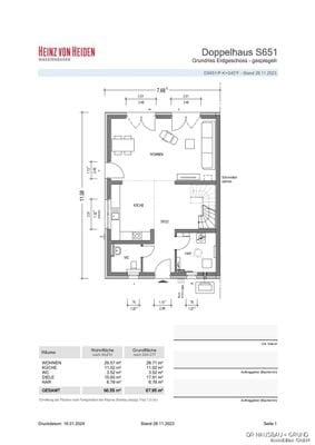Immobilie in Lehmkuhlen - Doppelhaushälfte - Neubau Erstbezug
Courtagefrei! - Bild 0