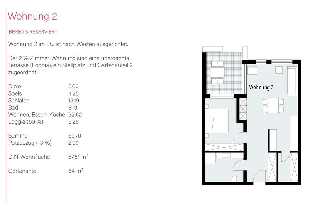 Immobilie in Böbingen an der Rems - *** 2,5 Zi.-Wohnung Nr. 2  Neubau - Natur pur *** - Bild 0