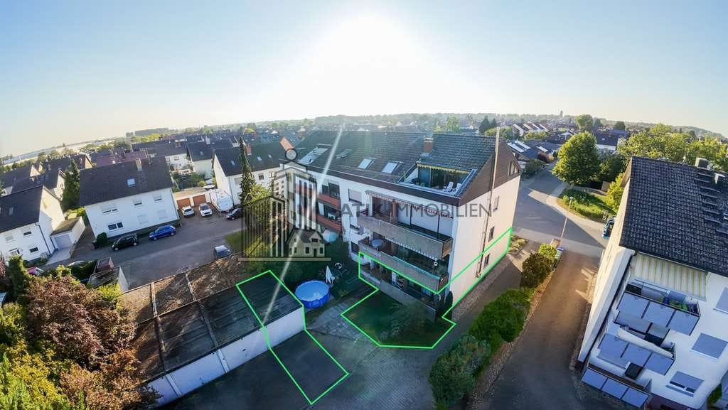 Immobilie in Ketsch - ATIK: Charmante 4-Zimmer-Erdgeschosswohnung mit sonnigem Südbalkon in ruhiger Feldrandlage - Bild 1