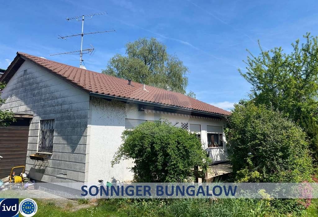Immobilie in Aldersbach - SONNIGER BUNGALOW 
MIT POTENZIAL 
 - Bild 0