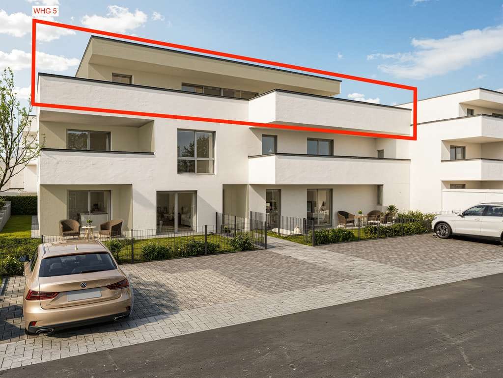 Immobilie in Weißenthurm - 4-Zimmer-Penthousewohnung im 2.OG mit Terrasse, PV-Anlage und Wärmepumpe in Weißenthurm I Wohnung 5 - Bild 3