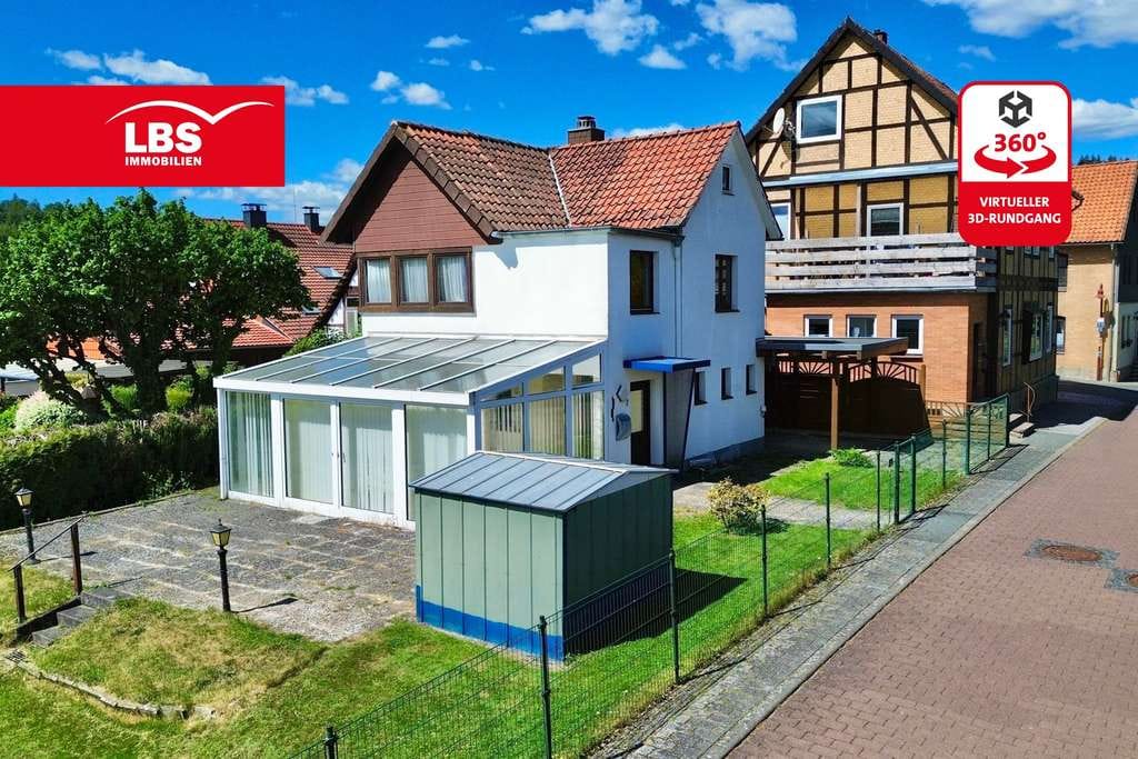 Immobilie in Delligsen - Kleines Einfamilienhaus im beschaulichen Grünenplan! - Bild 0