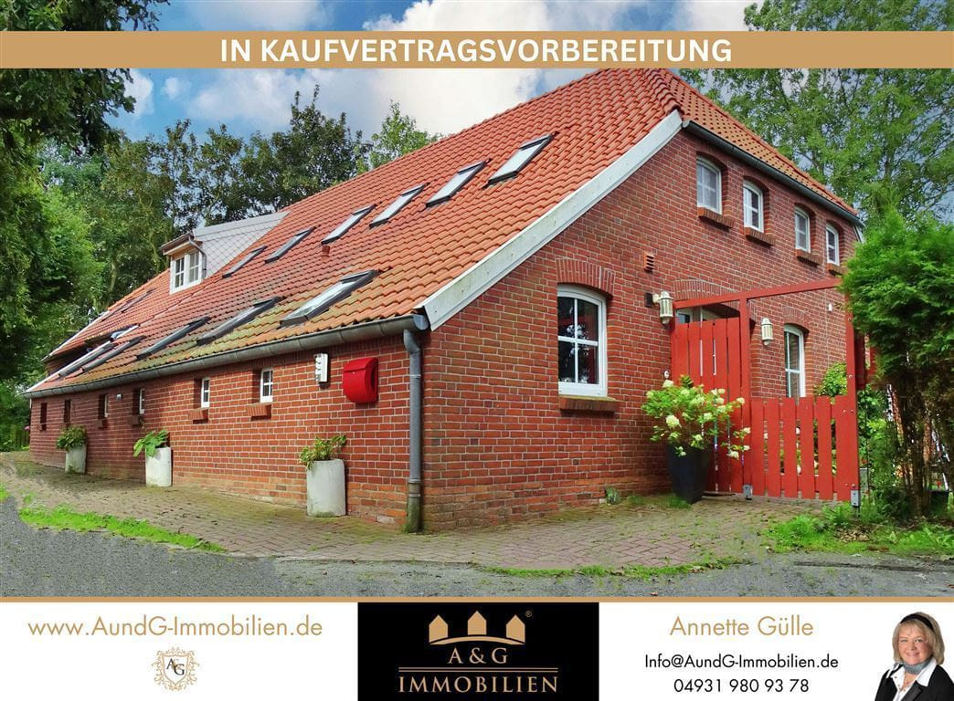 Immobilie in Norden - FRISCHE NORDSEELUFT! SOLIDES LANDHAUS MIT 4 WOHNUNGEN, IN DEICHNÄHE - ALLEINLAGE - Bild 0