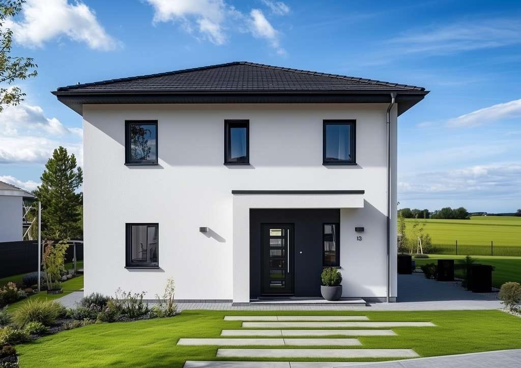 Immobilie in Banzkow - Schlüsselfertiger NEUBAU: Stadtvilla in Banzkow mit Architektenplanung - Bild 1