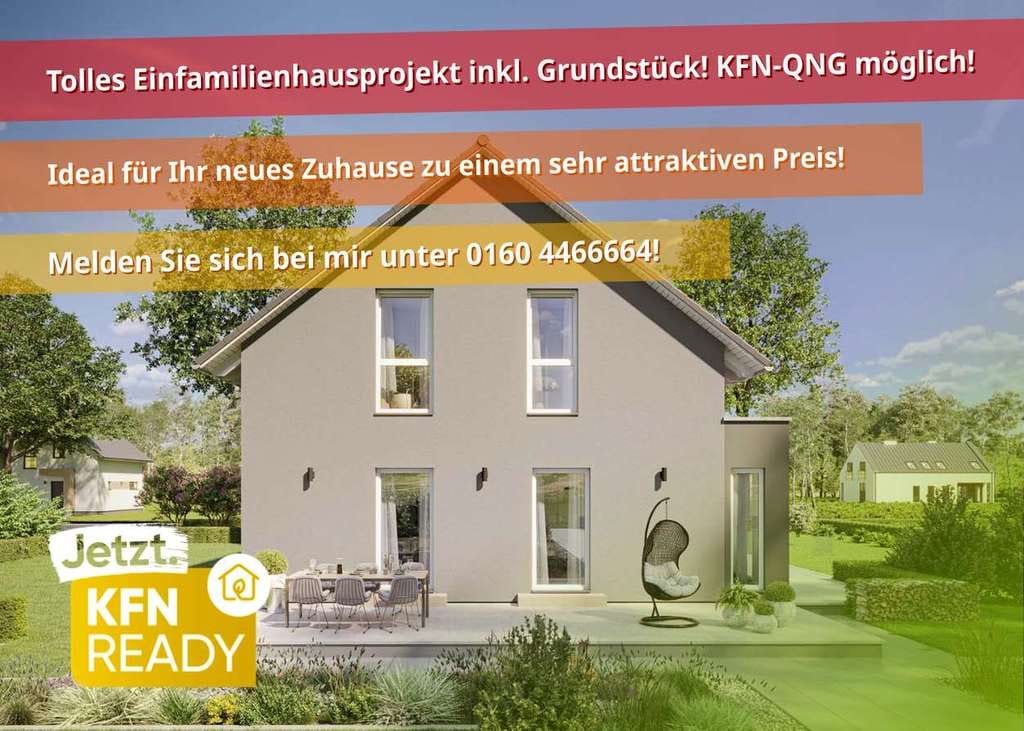 Immobilie in Antrifttal - 🏠🏗️ Exklusiven Grundriss mit Bad en Suite gefällig? 💚 Tolles EFH als energieeffizienter Neubau! - Bild 0