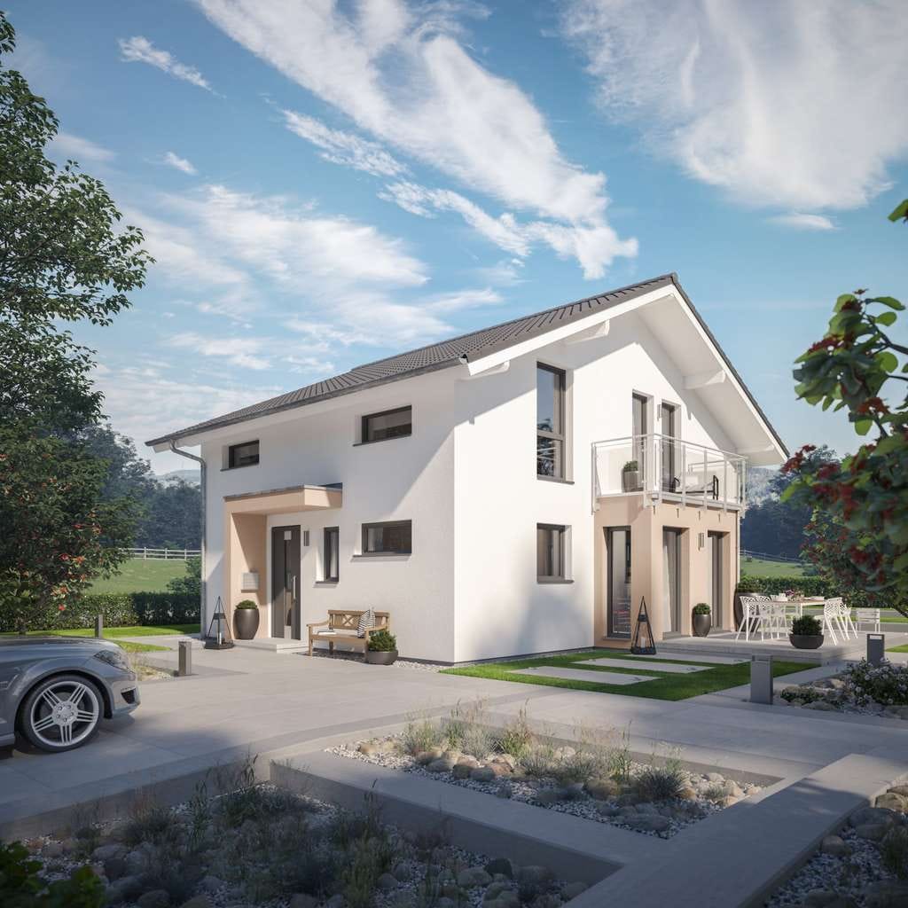 Immobilie in Königsmoos - Projektierung: schickes Einfamilienhaus  MIT XXL-ERKER - Bild 1