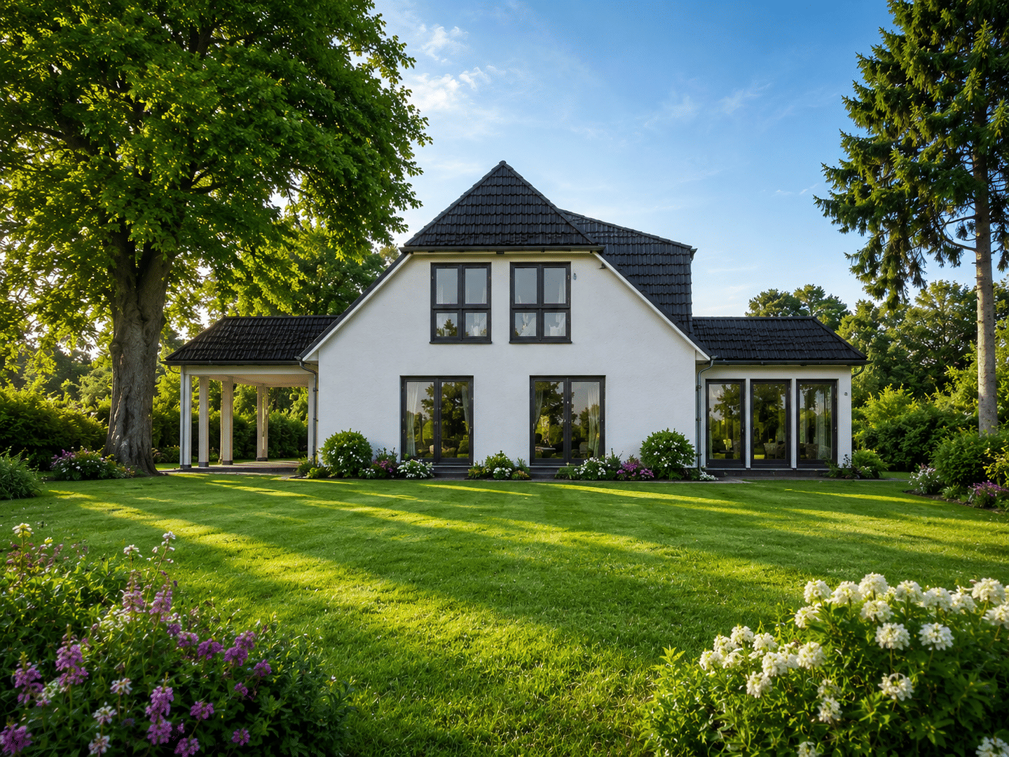 Immobilie in Eixen - Neues Herrenhaus auf ca. 66.500m² in 18334 Eixen OT Spiekersdorf inkl. zusätzlichen Bauland + Ackerland + Grünland + Seefläche - Bild 3