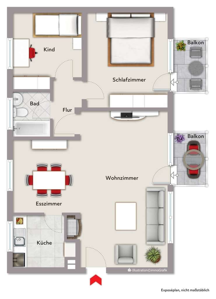 Immobilie in Wiesbaden - Wiesbaden: Vermietete 3-Zimmerwohnung in zentraler Lage!  - Bild 3