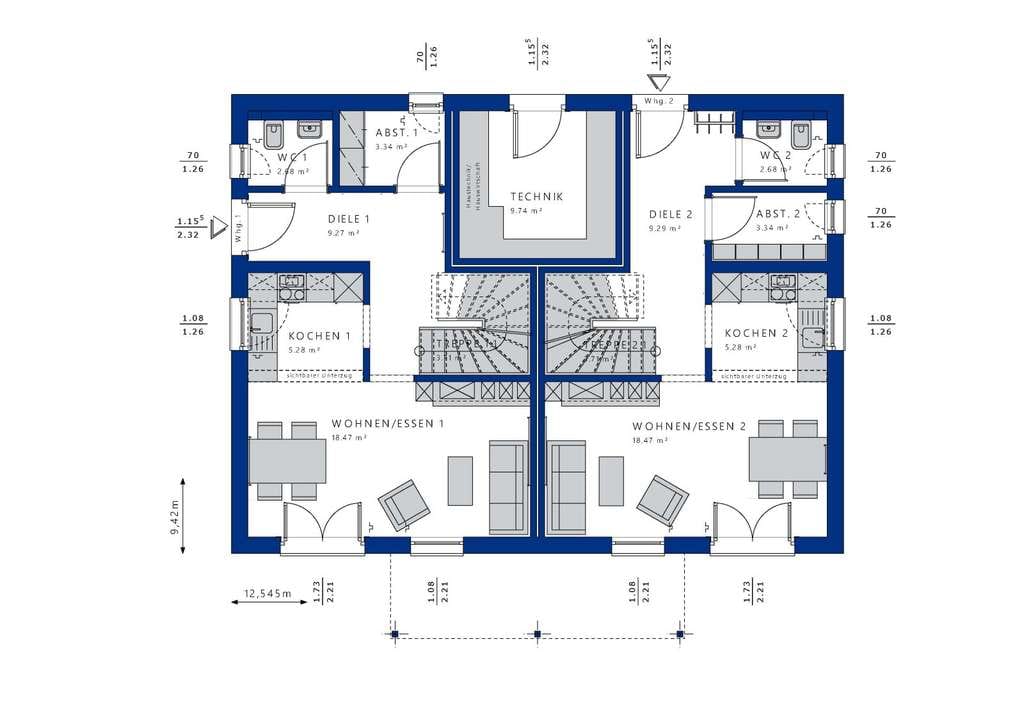 Immobilie in Meeder - Doppelhaus mit mediterranem Charme - Bild 1