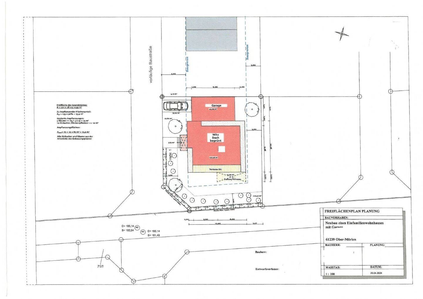 Immobilie in Ober-Mörlen - Provisionsfrei!! Hochwertiges Neubau Kfw 40+ EFH mit Einliegerwohnung - Bild 2