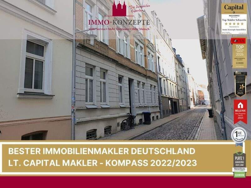 Immobilie in Schwerin - FREI: Attraktives, altersgerechtes Wohnen in der Schelfstadt - 3-Zimmer mit Charme - Bild 0