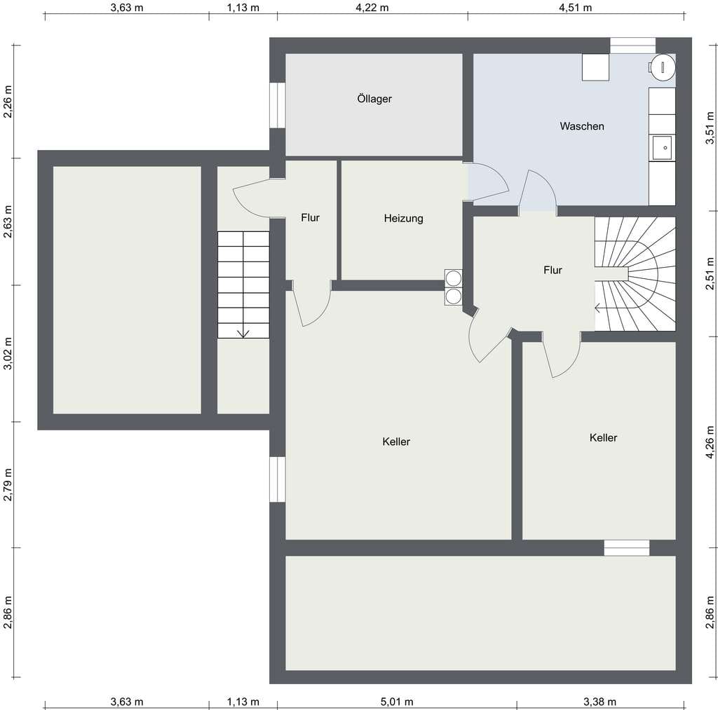 Immobilie in Hofkirchen - Sehr gepflegtes Einfamilienhaus/Doppelhaushälfte mit Garten und Terrasse in zentraler Lage - Bild 1