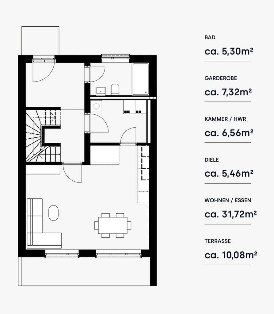 Immobilie in Raisting - NEUBAUPROJEKT: Drei Architektenhäuser in Massivholzbauweise - Bild 4