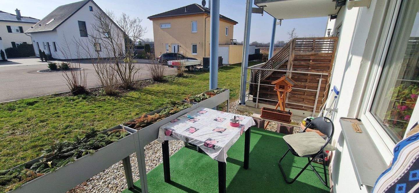 Immobilie in Donauwörth - gepflegte 2-Zimmer Wohnung als Kapitalanlage, Erdgeschoss mit Balkon/Terrasse und Carport - Bild 3